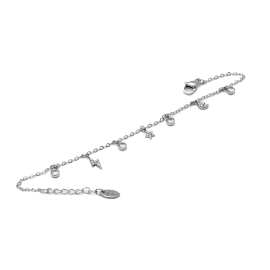 PULSERA ZO14906B PLATEADO Acero Inoxidable 2B17