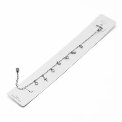 PULSERA ZO14906B PLATEADO Acero Inoxidable 2B17