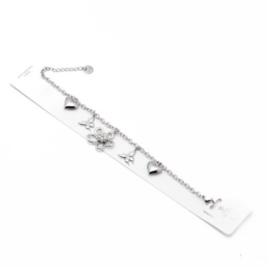 PULSERA ZO15555B PLATEADO Acero Inoxidable 2B53