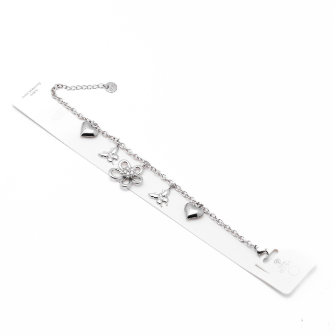 PULSERA ZO15555B PLATEADO Acero Inoxidable 2B53