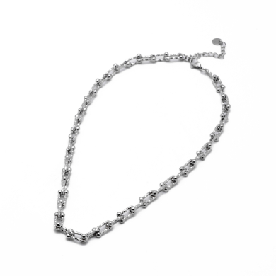 COLLAR ZO15383N PLATEADO Acero Inoxidable 2D57