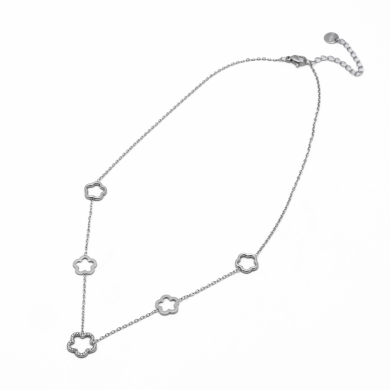 COLLAR ZO15589N PLATEADO Acero Inoxidable 2D42