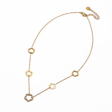 COLLAR ZO15589N DORADO Acero Inoxidable 2D42