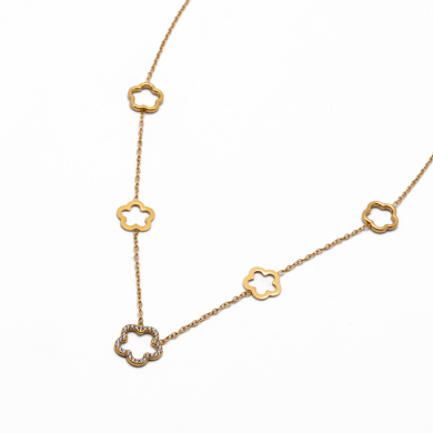 COLLAR ZO15589N DORADO Acero Inoxidable 2D42