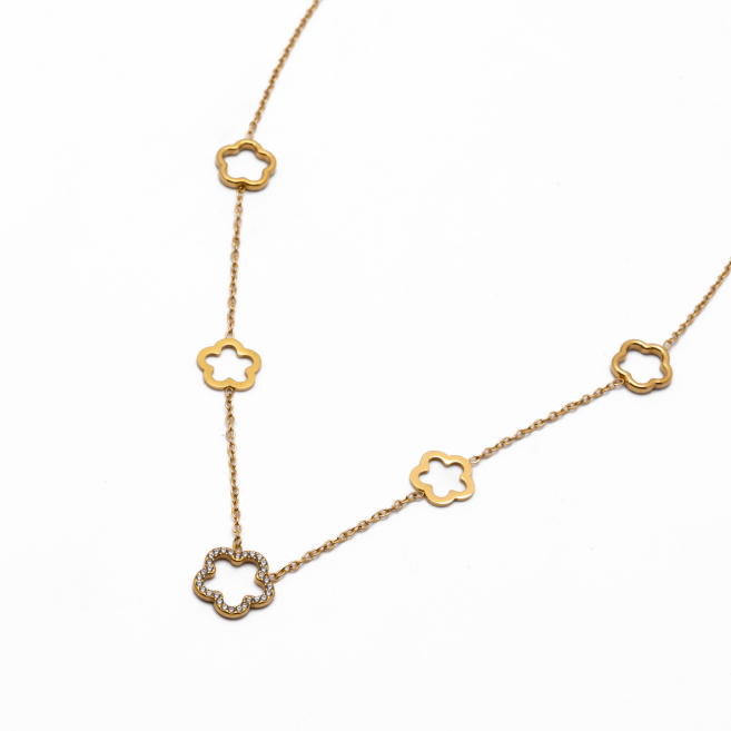 COLLAR ZO15589N DORADO Acero Inoxidable 2D42
