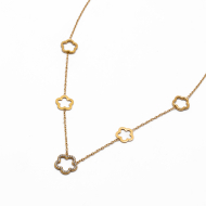 COLLAR ZO15589N DORADO Acero Inoxidable 2D42