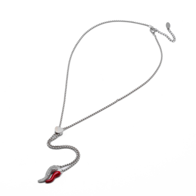 COLLAR ZO13401N PLATEADO Acero Inoxidable E34