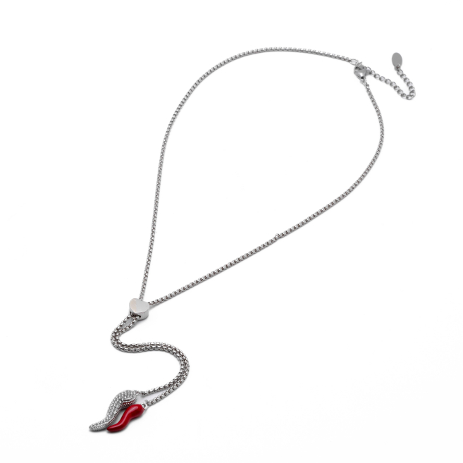 COLLAR ZO13401N PLATEADO Acero Inoxidable E34