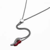 COLLAR ZO13401N PLATEADO Acero Inoxidable E34