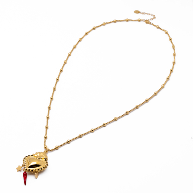 COLLAR ZO14564N DORADO Acero Inoxidable 2D310