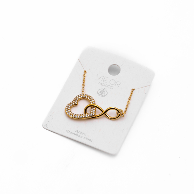 COLLAR ZO15362N DORADO Acero Inoxidable 2D21