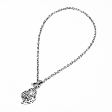 COLLAR Y00784 PLATEADO Acero Inoxidable 2D28