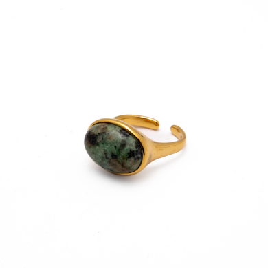 ANILLO Y00566 VERDE Acero Inoxidable