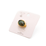 ANILLO Y00566 VERDE Acero Inoxidable