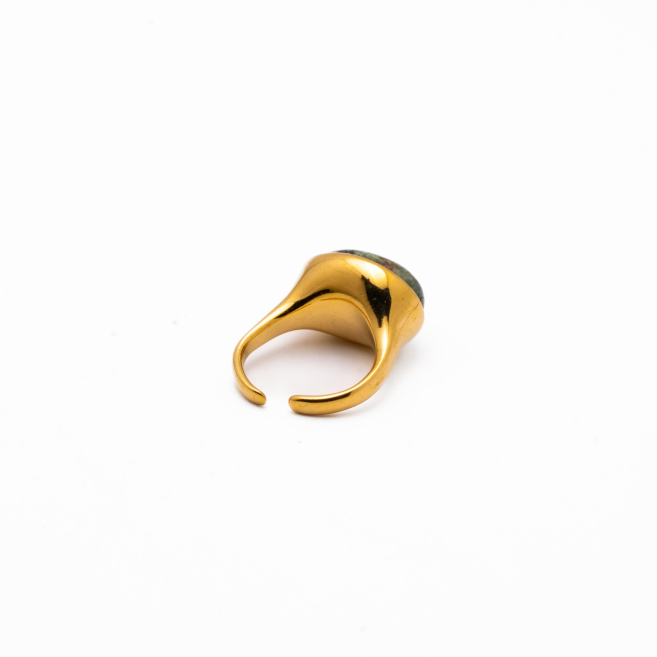 ANILLO Y00566 VERDE Acero Inoxidable