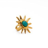 ANILLO Y00736 AZUL Acero Inoxidable
