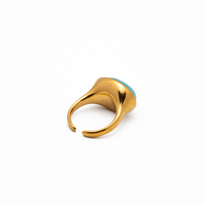 ANILLO Y00566 AZUL Acero Inoxidable