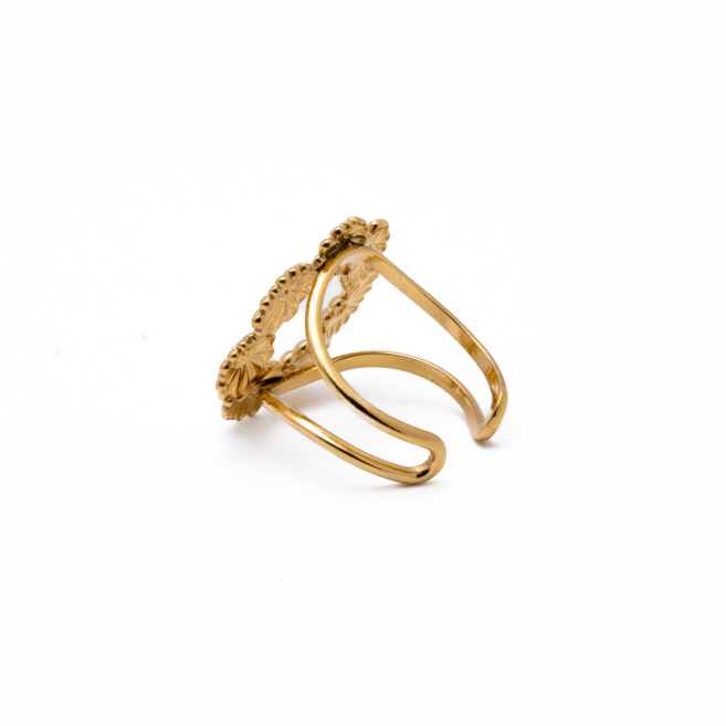 ANILLO Y00668 DORADO Acero Inoxidable