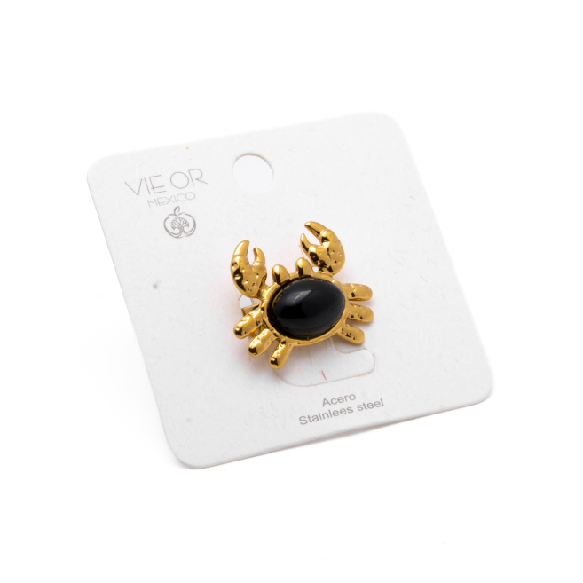 ANILLO Y00768 NEGRO Acero Inoxidable 2A31
