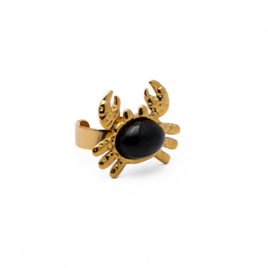 ANILLO Y00768 NEGRO Acero Inoxidable 2A31