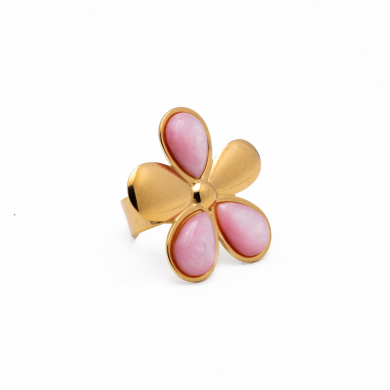 ANILLO Y00569 ROSA Acero Inoxidable 2A45