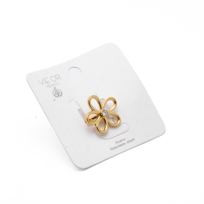 ANILLO Y00679 DORADO Acero Inoxidable A45
