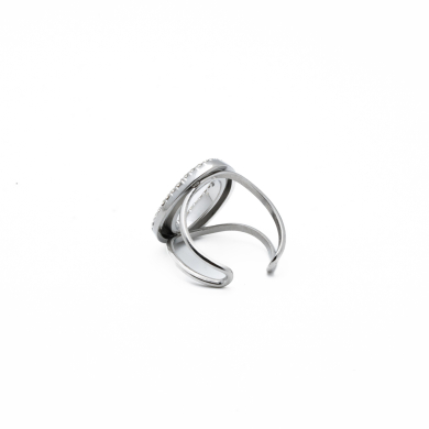 ANILLO Y00763 PLATEADO Acero Inoxidable A23