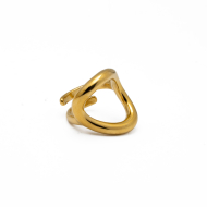 ANILLO Y00759 DORADO Acero Inoxidable A51
