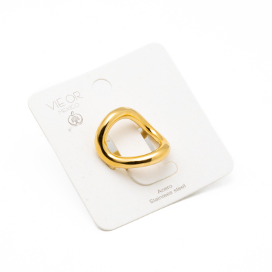 ANILLO Y00759 DORADO Acero Inoxidable A51