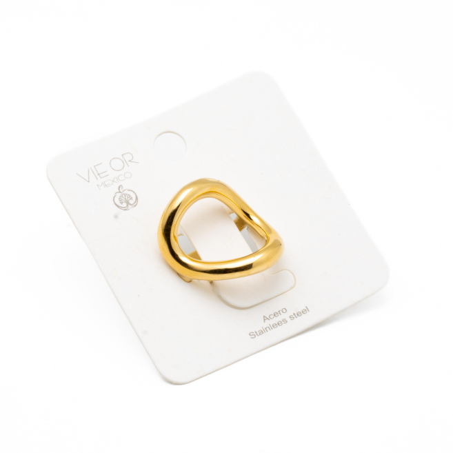 ANILLO Y00759 DORADO Acero Inoxidable A51