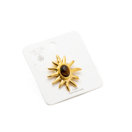 ANILLO Y00736 MARRON Acero Inoxidable