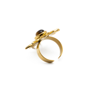 ANILLO Y00736 MARRON Acero Inoxidable