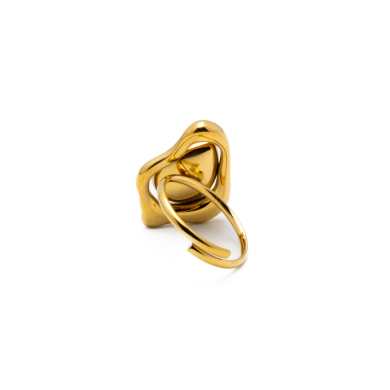 ANILLO Y00637 BLANCO Acero Inoxidable A27