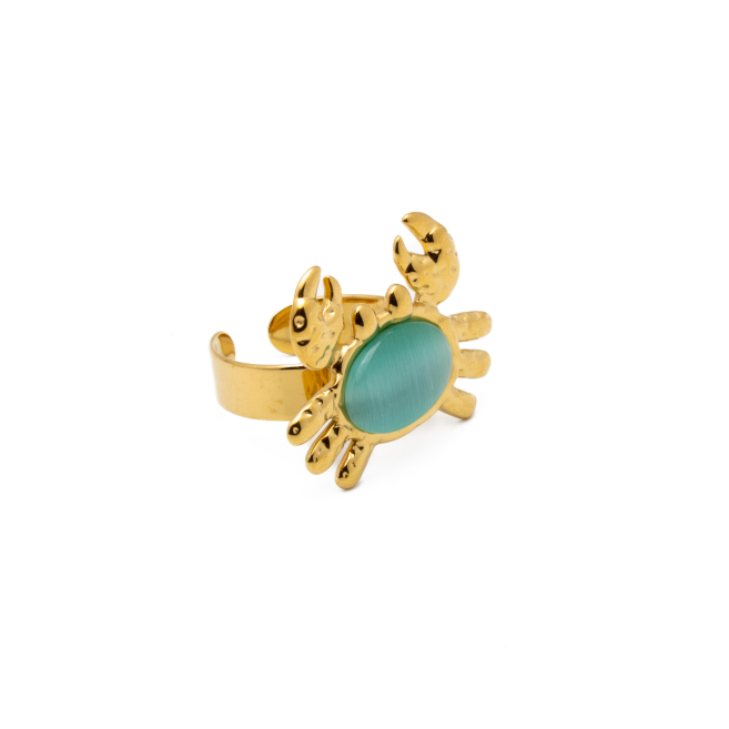 ANILLO Y00768 AZUL Acero Inoxidable 2A31