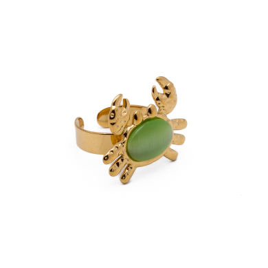ANILLO Y00768 VERDE Acero Inoxidable 2A31
