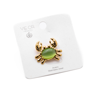 ANILLO Y00768 VERDE Acero Inoxidable 2A31
