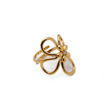 ANILLO Y00700 DORADO Acero Inoxidable 2A38
