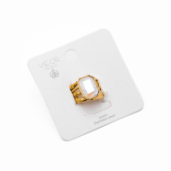 ANILLO Y00561 BLANCO Acero Inoxidable A13