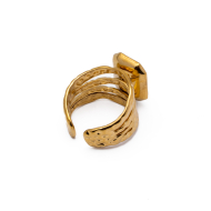 ANILLO Y00561 BLANCO Acero Inoxidable A13