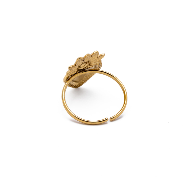 ANILLO Y00712 DORADO Acero Inoxidable A26