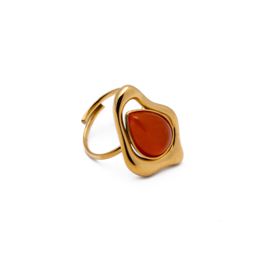 ANILLO Y00637 NARANJA Acero Inoxidable A27