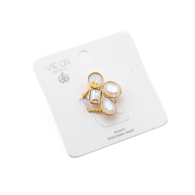 ANILLO Y00690 BLANCO Acero Inoxidable A29