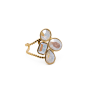 ANILLO Y00690 BLANCO Acero Inoxidable A29