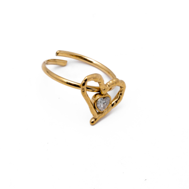 ANILLO Y00743 DORADO Acero Inoxidable A31