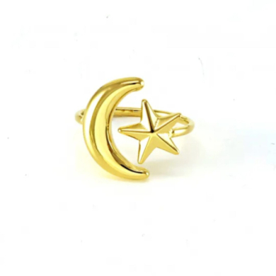 ANILLO ZO11353R150 DORADO Acero Inoxidable