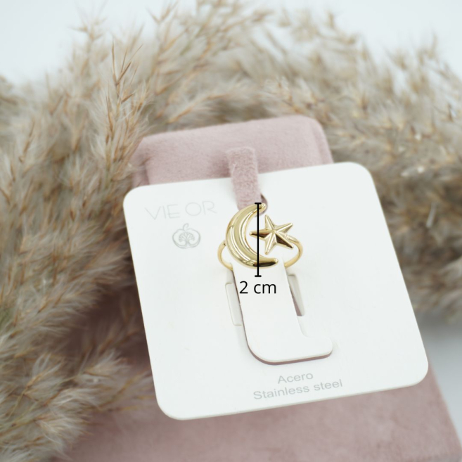 ANILLO ZO11353R150 DORADO Acero Inoxidable