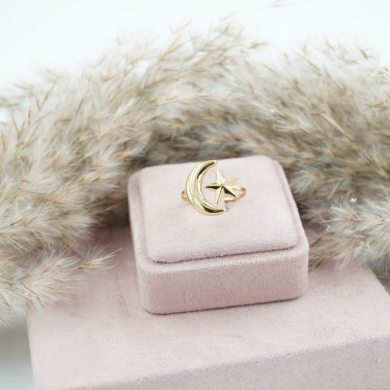 ANILLO ZO11353R150 DORADO Acero Inoxidable