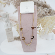 COLLAR ZO11667N DORADO Acero Inoxidable