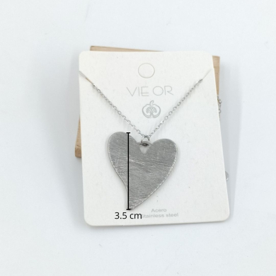 COLLAR ZO11170N200 PLATEADO Acero Inoxidable