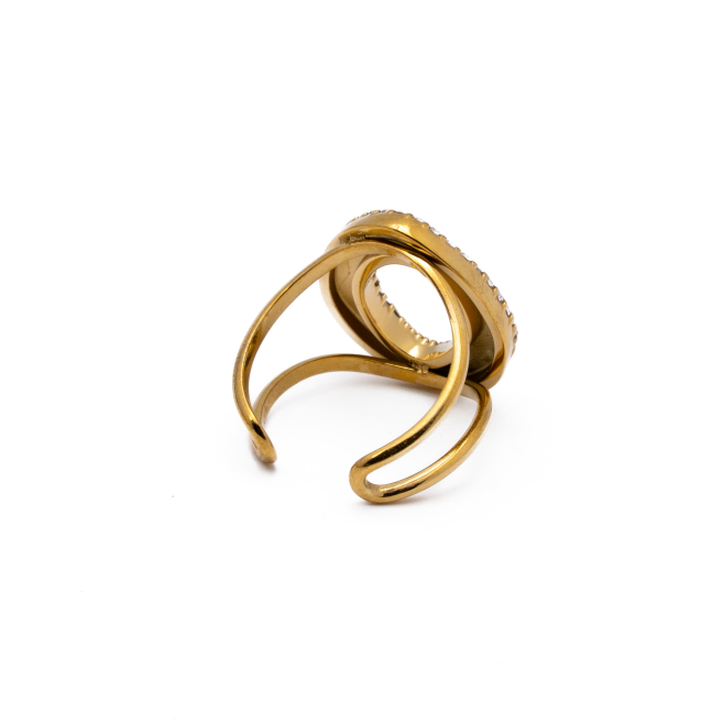 ANILLO Y00763 DORADO Acero Inoxidable